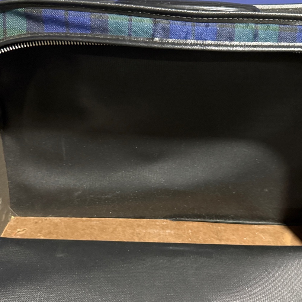 Vintage tartan print luggage bundle - Picture 3 of 4